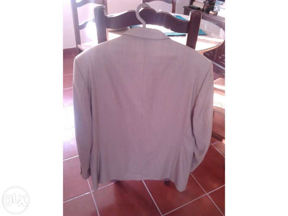 Fato 100% pura lã verão Beje