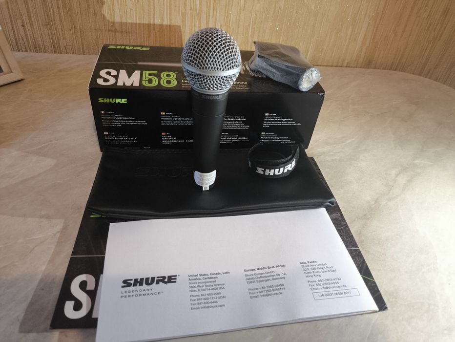 Продам мікрофон Shure SM58-LCE.