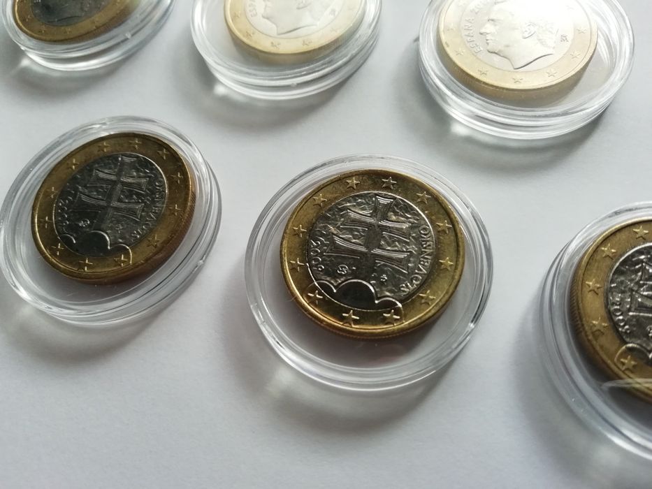 Moedas 1 Euro - ESLOVÁQUIA | ESPANHA - Troca/Venda