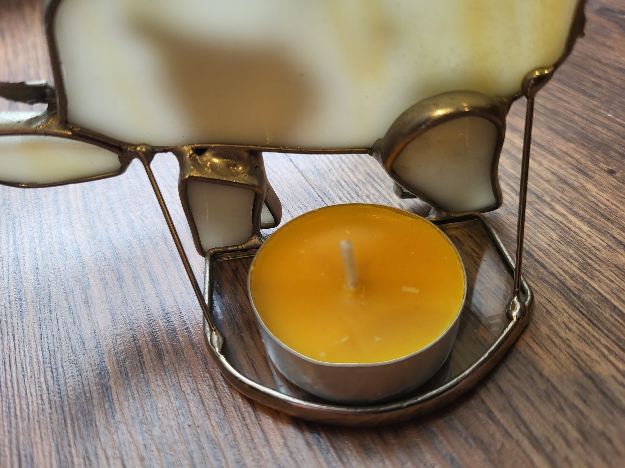 Piękny świecznik na tealighty - słoń, wymiary 8x13 cm