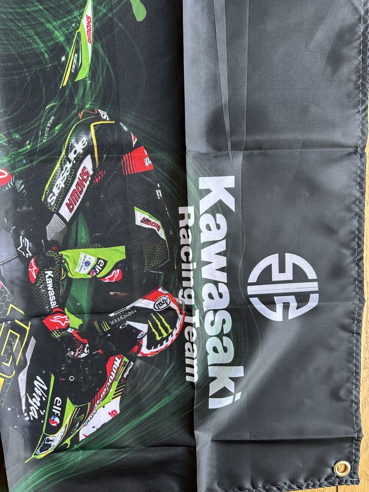 Flaga Kawasaki Ninja / Racing Team - Moto