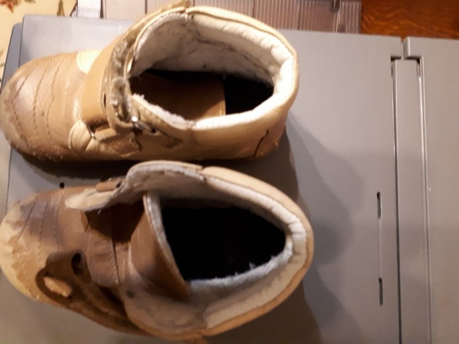 ортопедические осенние туфли - ботинки. По стельке 17.5 см.