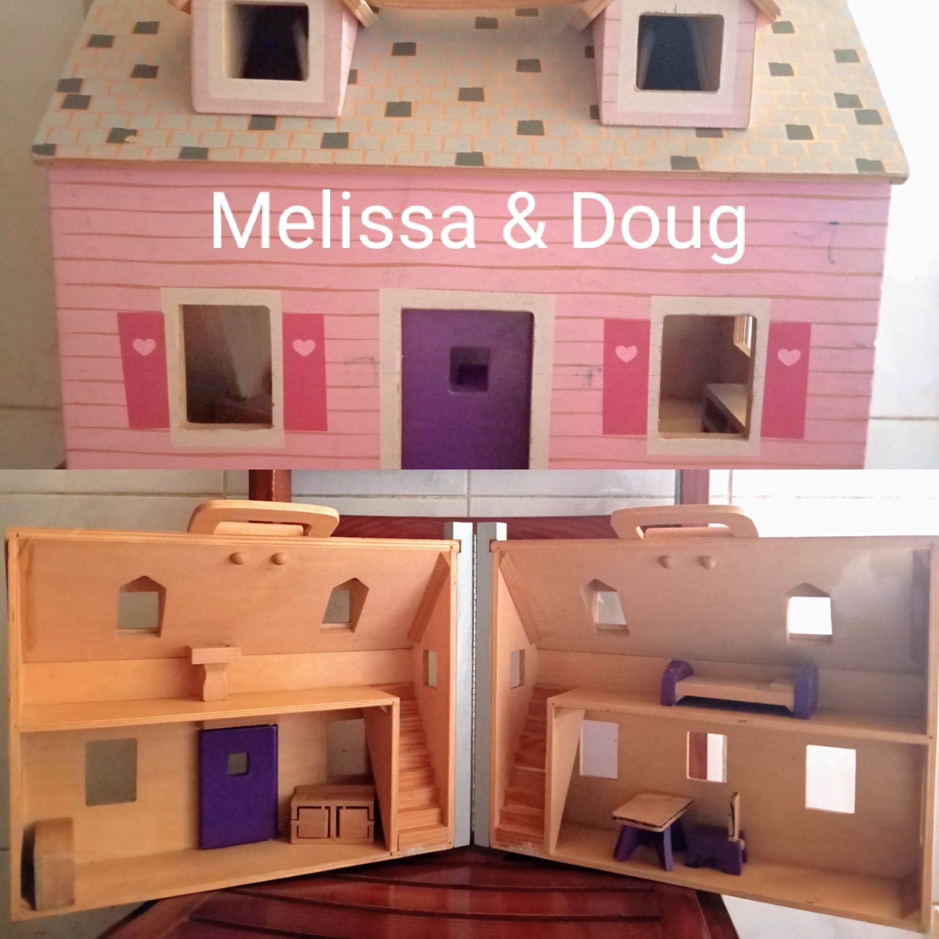 Casa de bonecas Melissa & Doug. Veja descrição.
