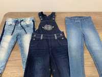Zestaw 9 spodni (3 x jeans), r. 92-98