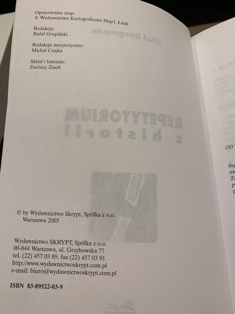 Repetytorium z historii Olaf Bergmann