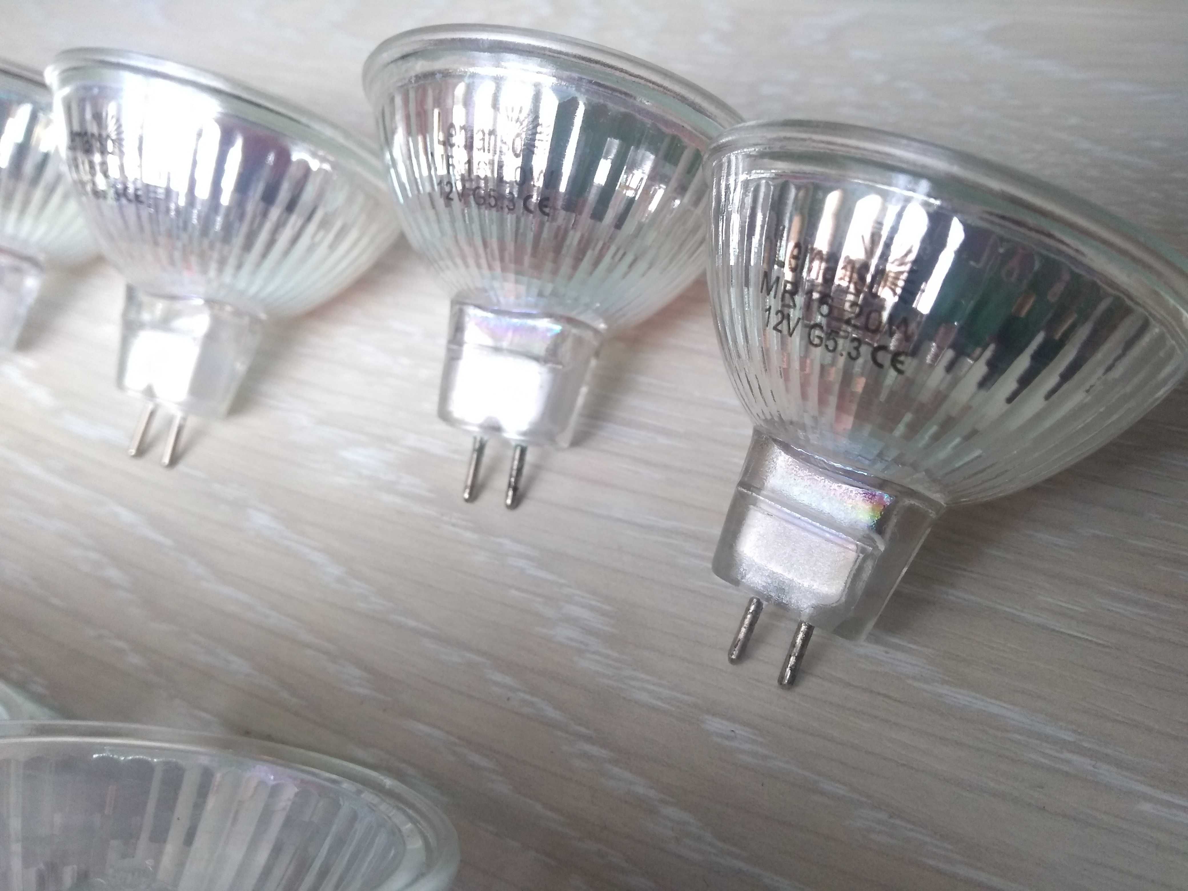 10шт галогенові лампочки Lemanso GU5,3/MR16/20W/12V