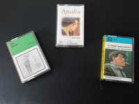 3 Cassetes de Musica Portuguesa, anos 70 - Amália, Alfredo Marceneiro