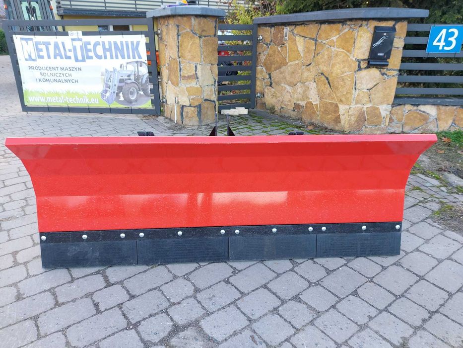 Lemiesz gumowy wzmacniany linkami ze stali Spych śnieżny od 1,5m do 3m