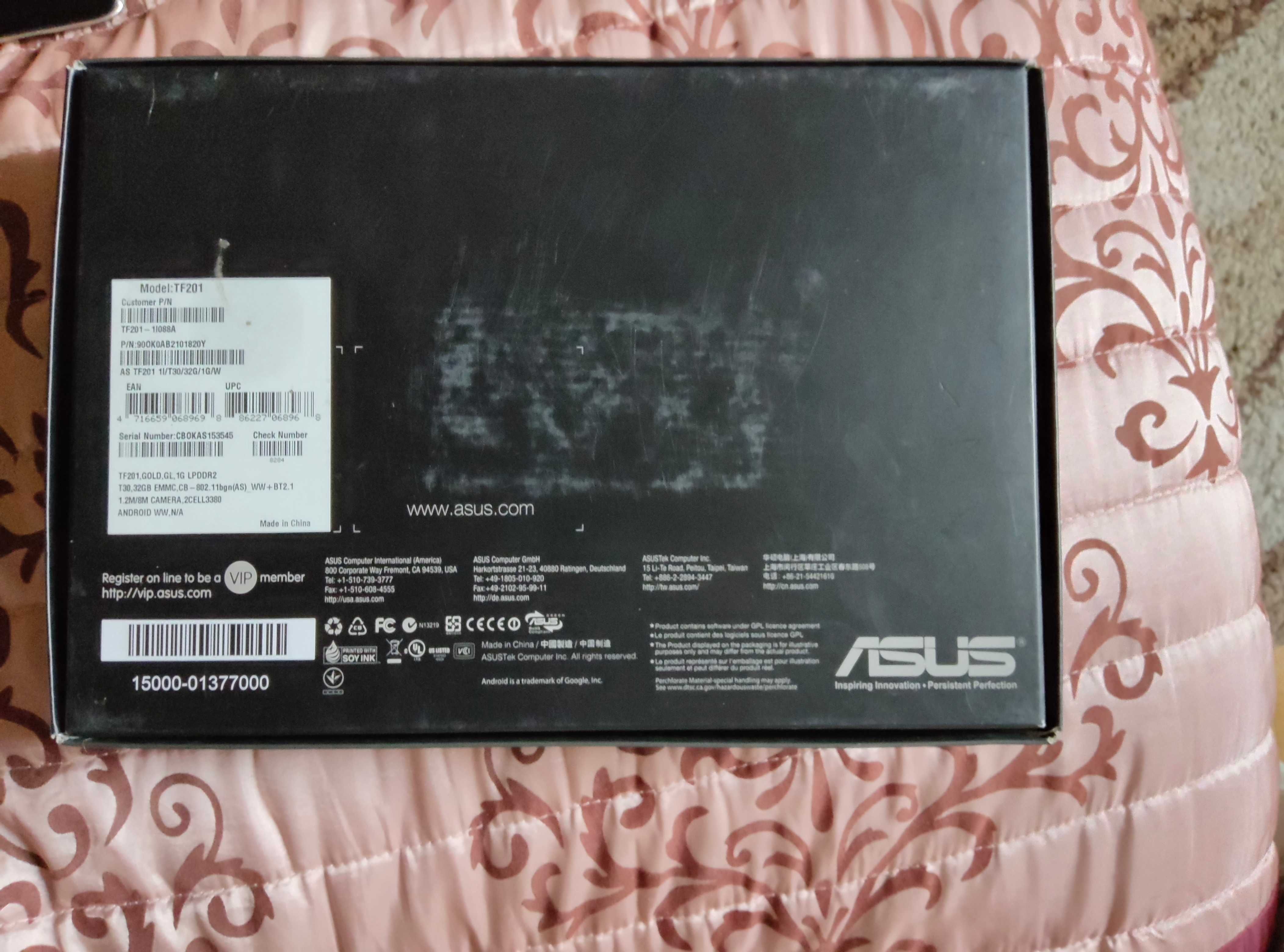 Eee Pad Transformer Prime model tf 201