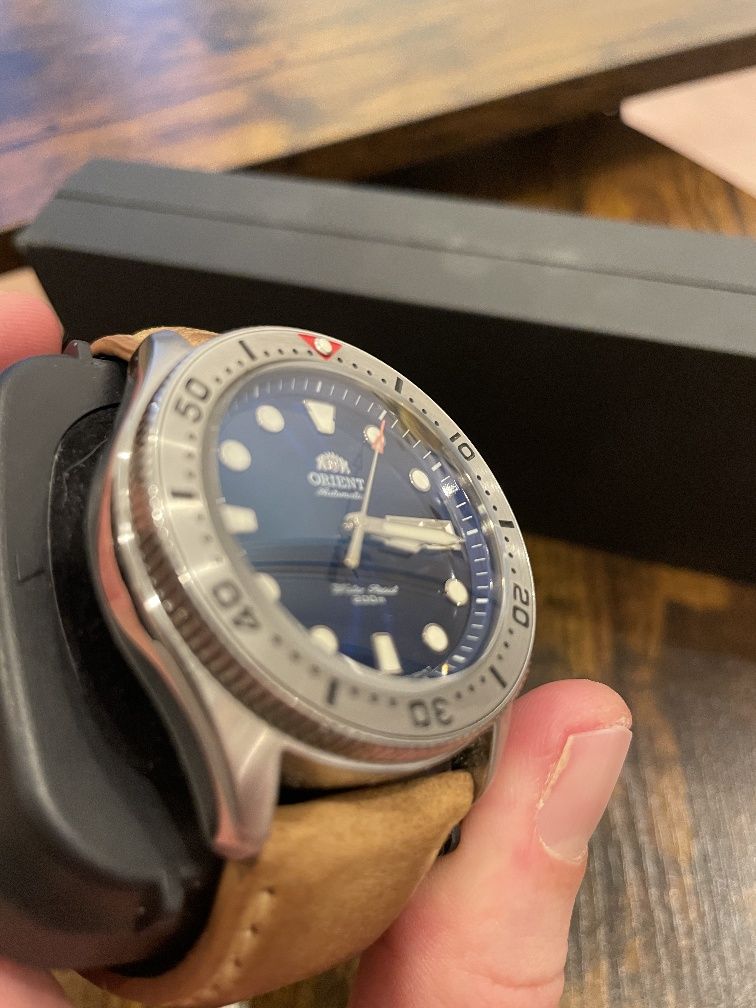 Orient Ray II, automat, szafir
