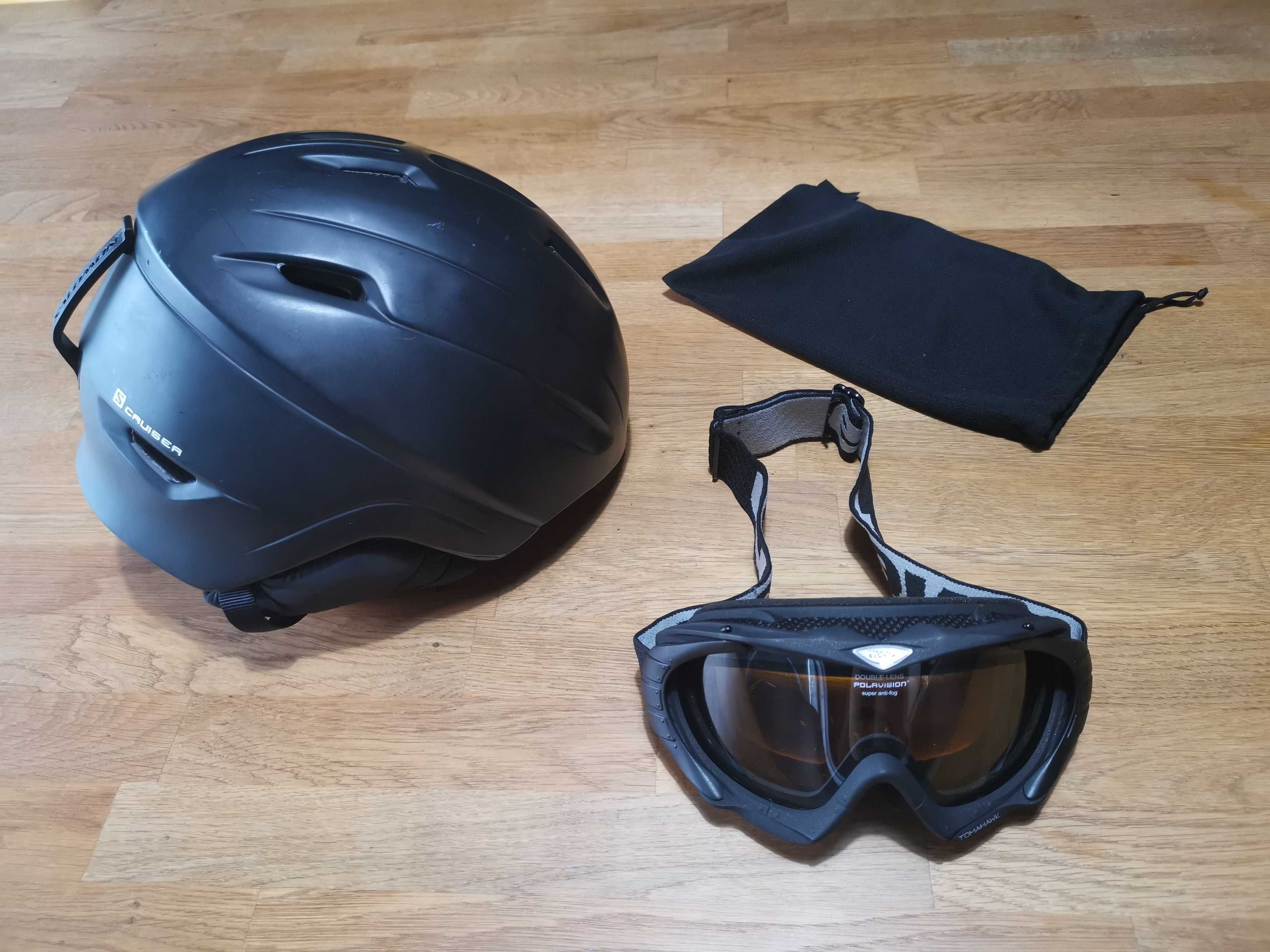 Kask narciarski SALOMON Cruiser gogle narciarskie