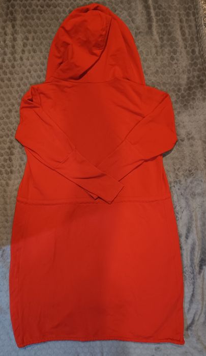 Damska długa bluza z kapturem