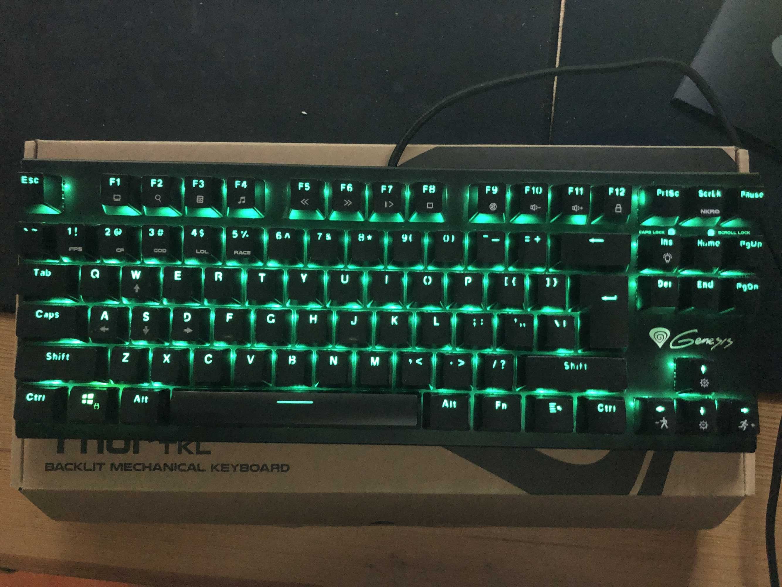 Klawiatura Genesis Thor 300 Tkl Blue