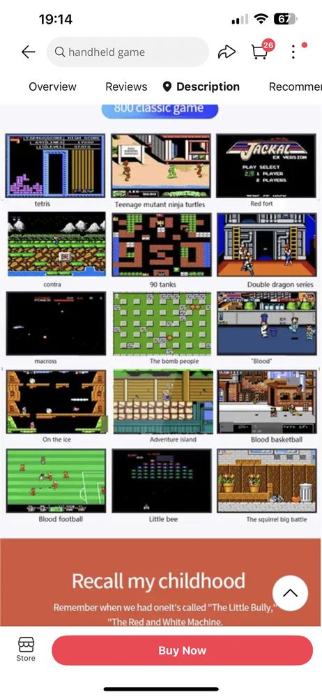 Consola Retro Arcade