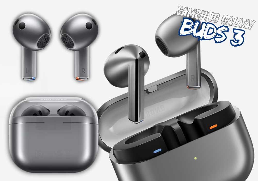 Galaxy Buds 3 , zaplombowane , SREBRNE , nie używane