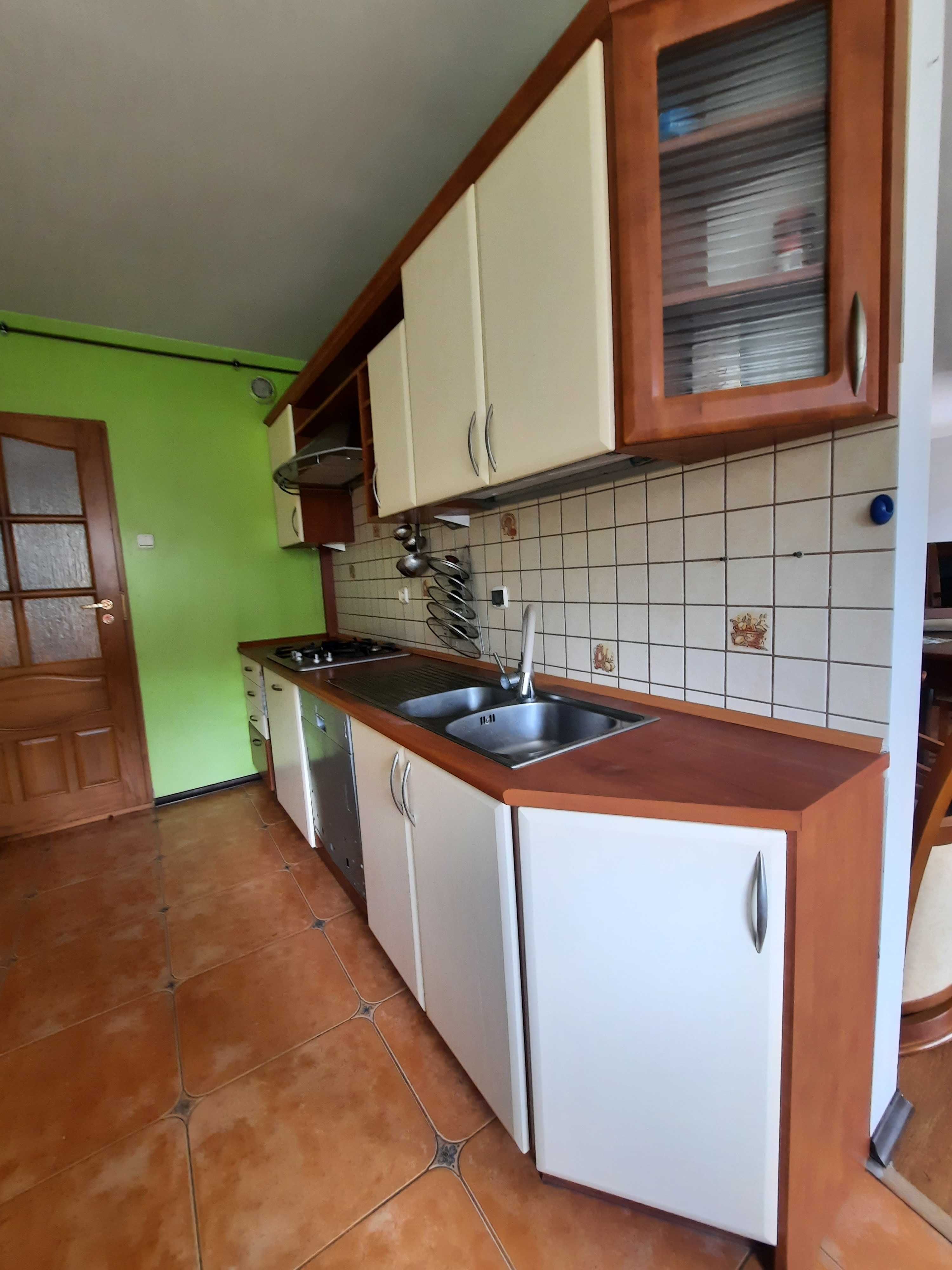 Meble kuchenne duży zestaw na dwie ściany