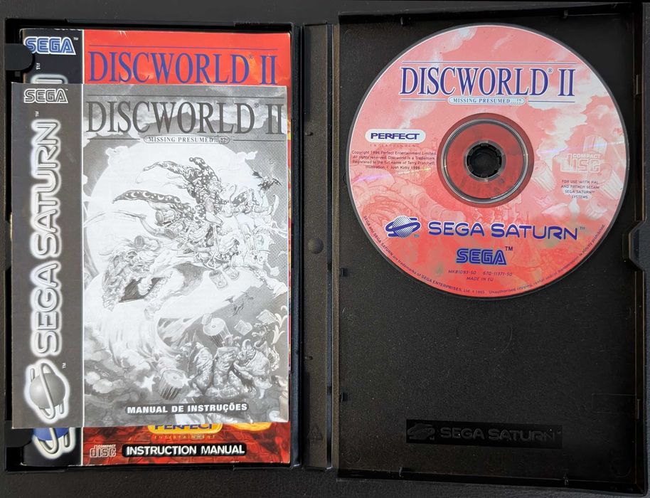 Jogo Discworld II Missing Presumed... !? (Sega Saturn)