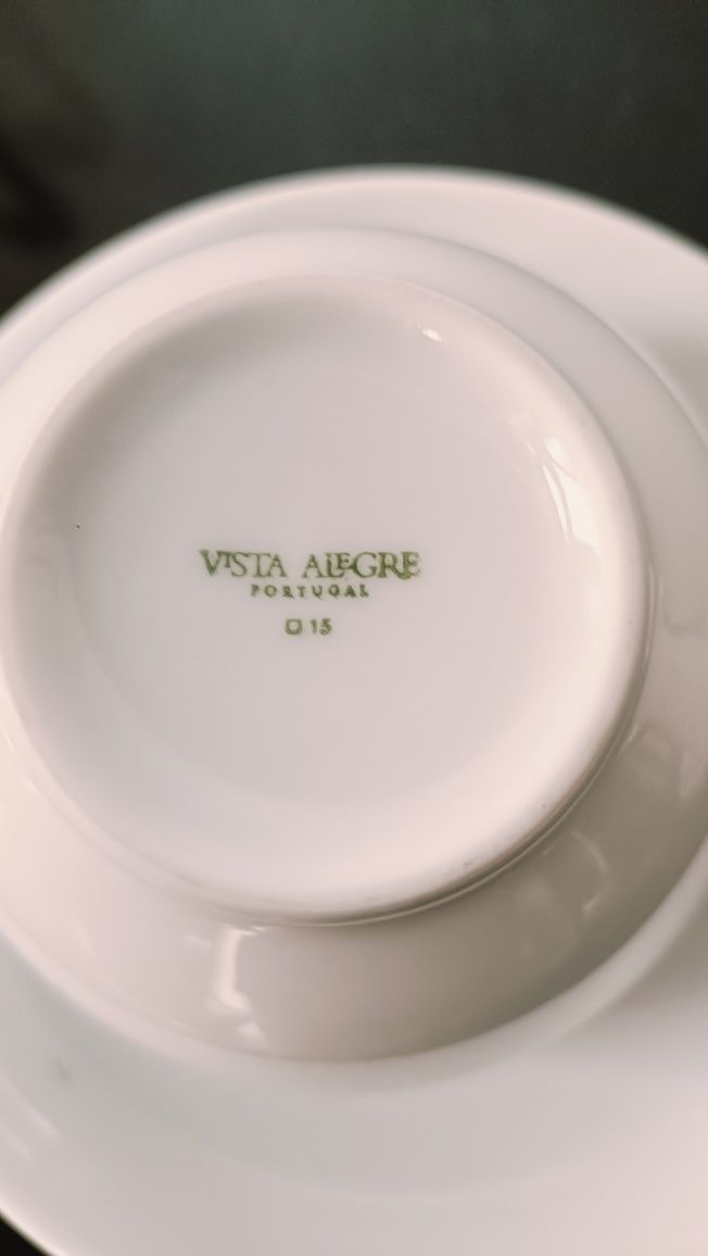 Chávena café e chá vista alegre