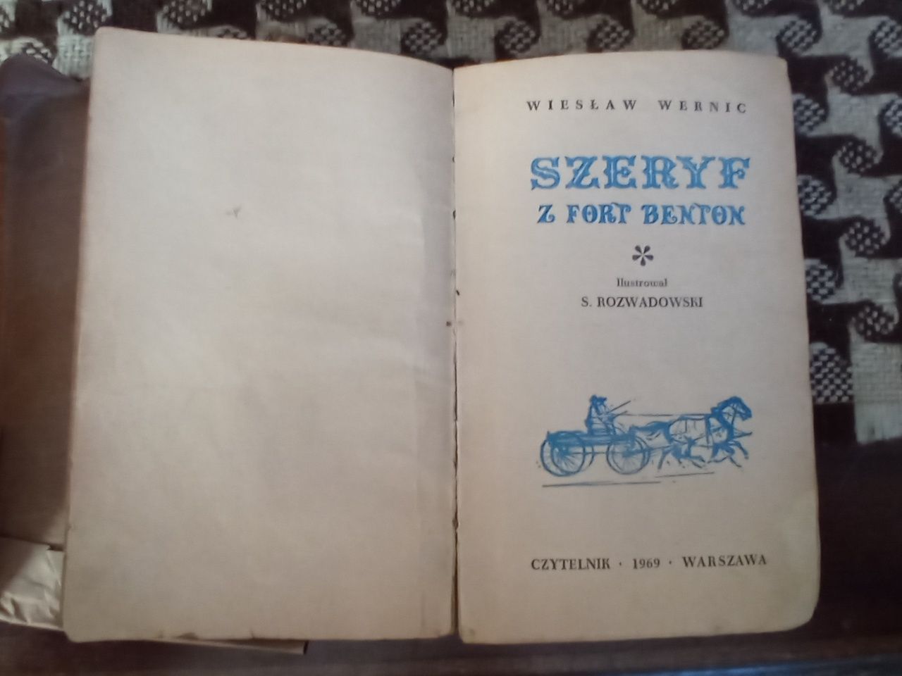 Szeryf z Fort Benton Wiesław Wernic  Czytelnik 1969