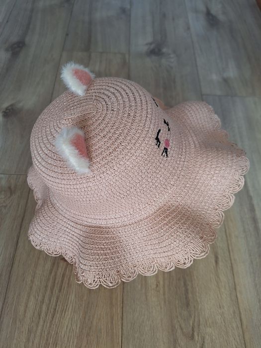 Zestaw kapelusz  torebka  kotek rozmiar 52cm