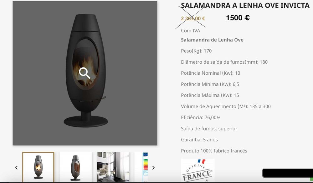 Salamadra nova eficiente e estetica