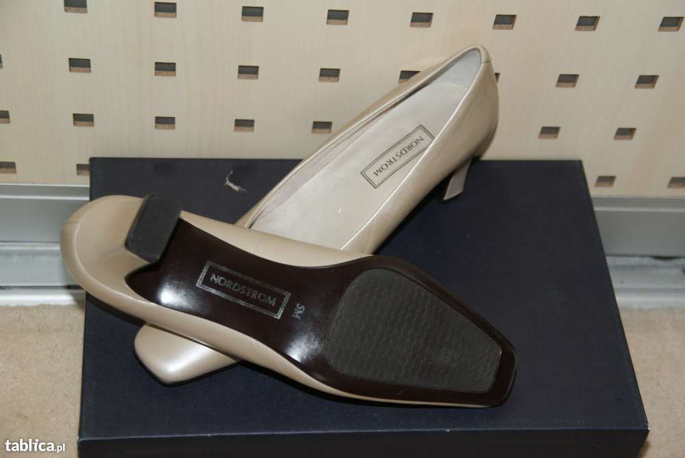 Buty perła ecru - skóra naturalna *** nowe