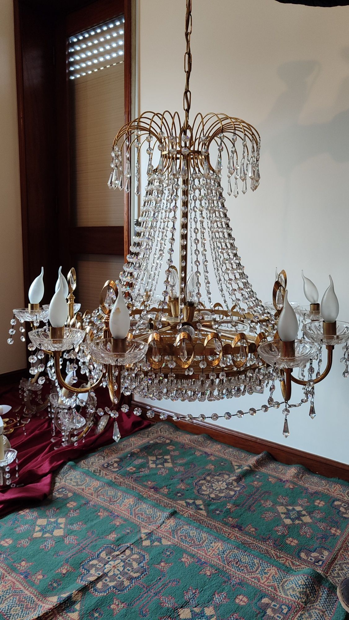 Vendo candeeiro/candelabro de cristal