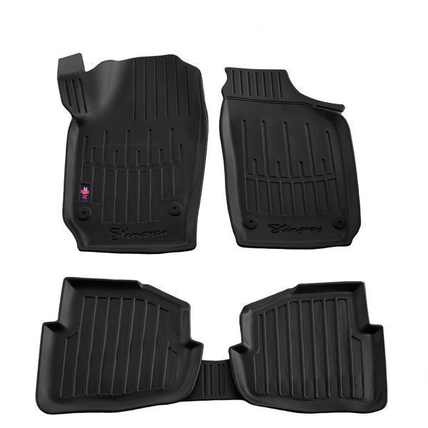 Гумові 3D коврики в салон Шкода Citigo/ ENYAQ/ Fabia/ Kamiq/ Karoq
