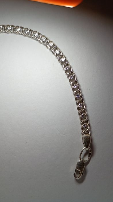 Серебряный браслет на руку женский