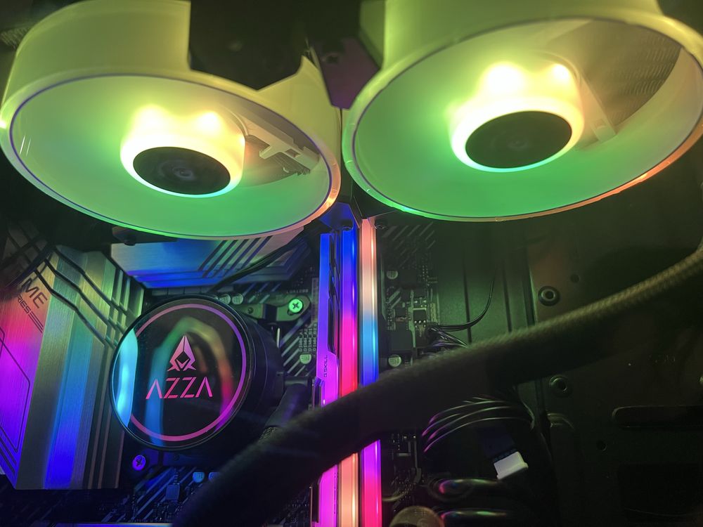 Cooler AIO AZZA Blizzard 240 ARGB – 240mm, Excelente Estado