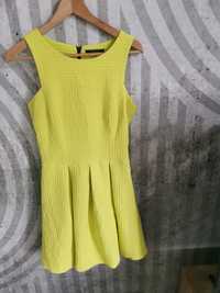 Sukienka Mohito 38 M żółta neon