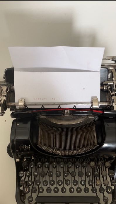 Maszyna do pisania Olympia diplomat 1937 polska klawiatura