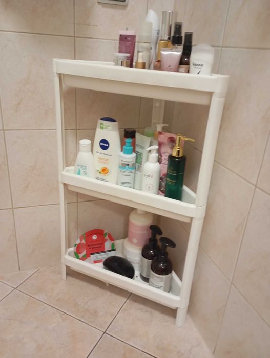 Półka narożna biała IKEA