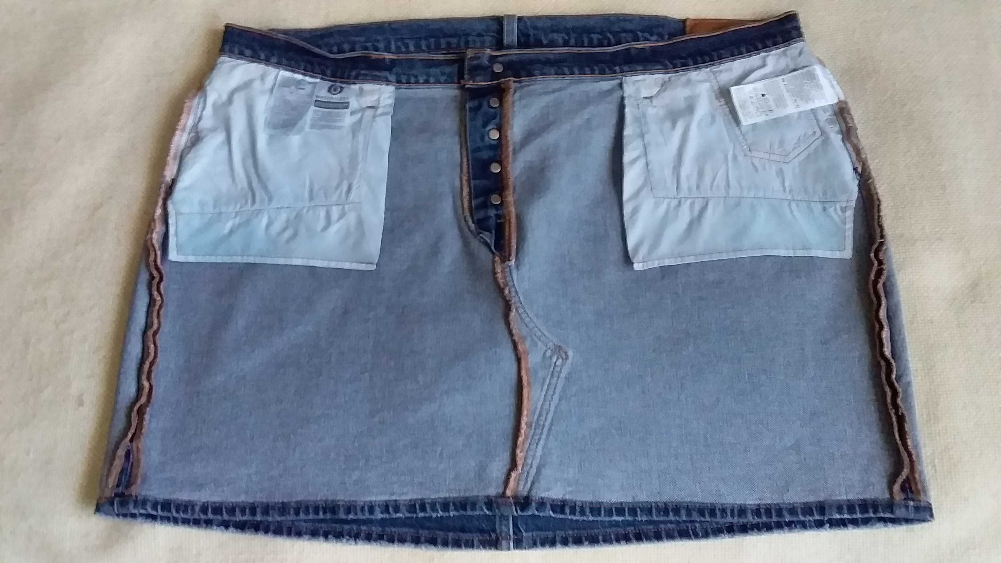 Levis Big E джинсовая (деним) юбка 18W (52-54).