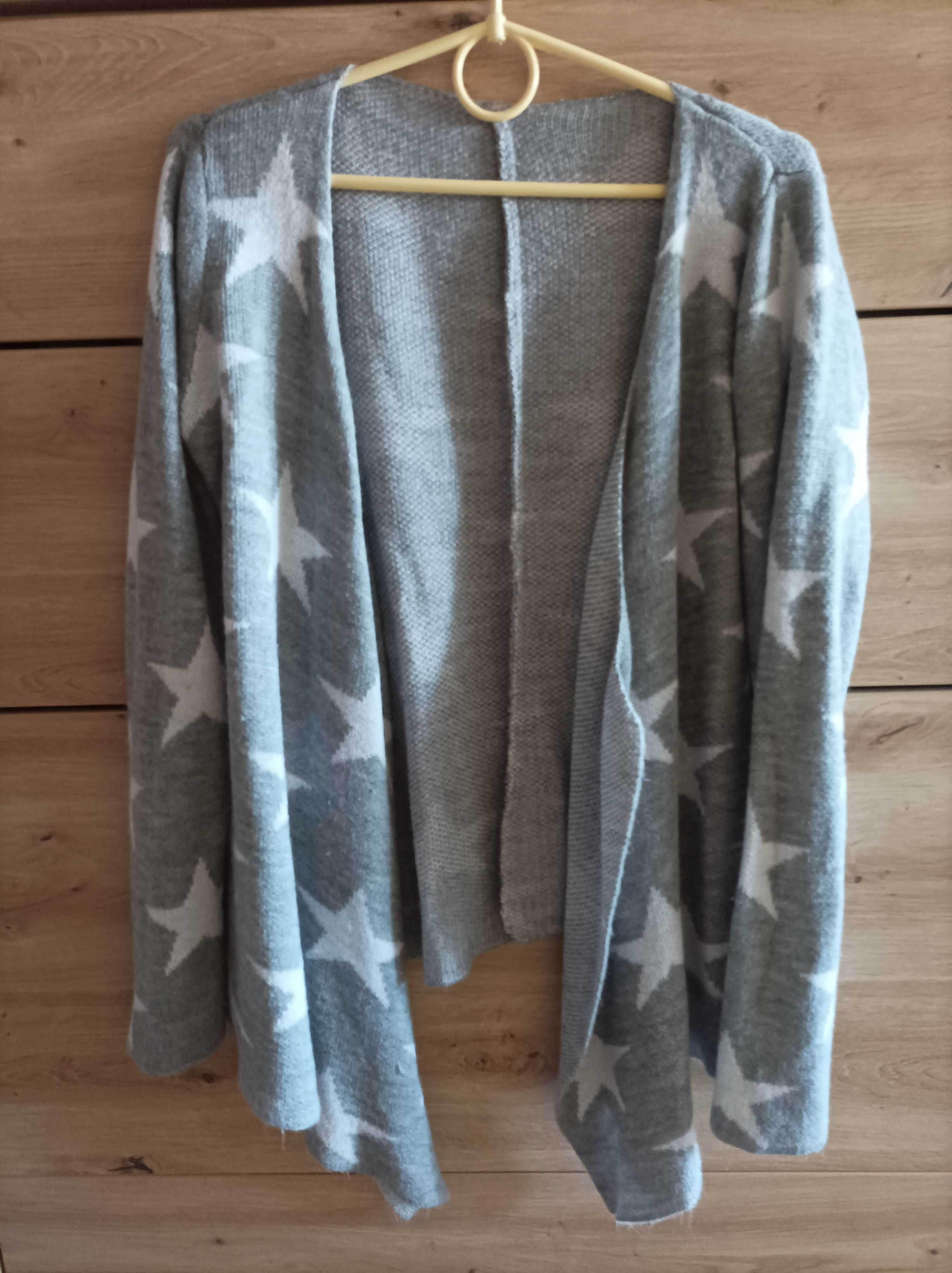 Sweter/narzutka szary Infinity rozm S/M