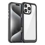 Etui Outer Space Case z żelową ramką do iPhone 16 Pro Max - czarne