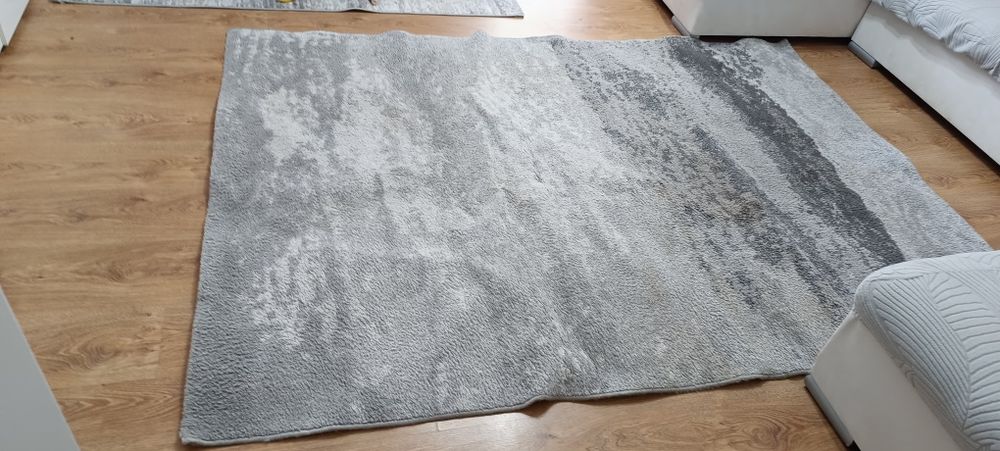 Dywan 160 x220 biało szary komfort  Florence