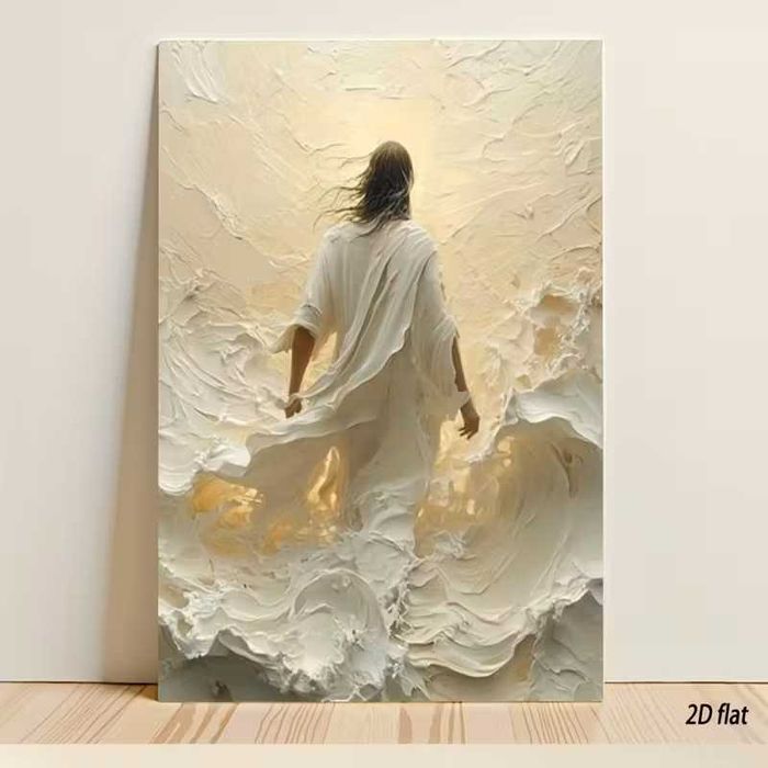 Obraz na Płótnie „Jezus Chrystus Idący po Wodzie”