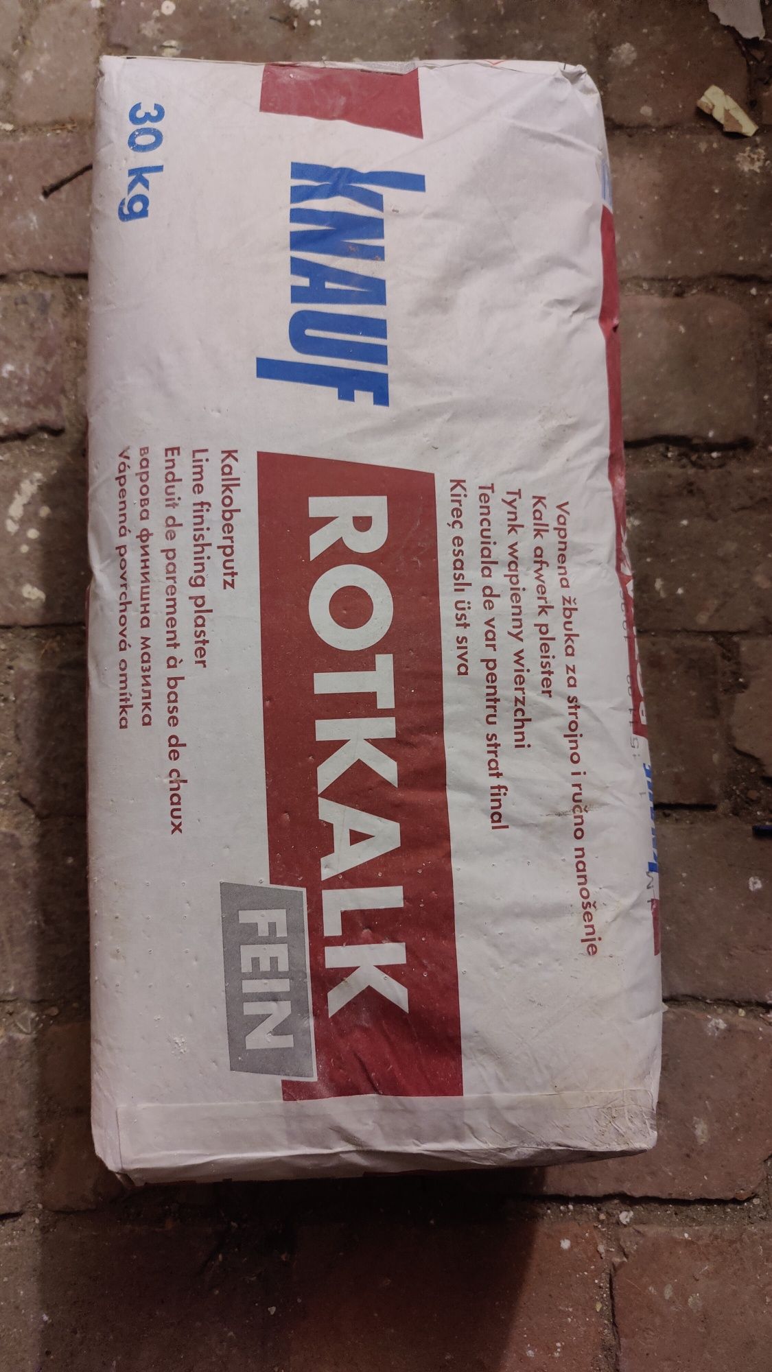 Knauf  Rotkalk  / Tectem Fein - tynk mineralny 30kg