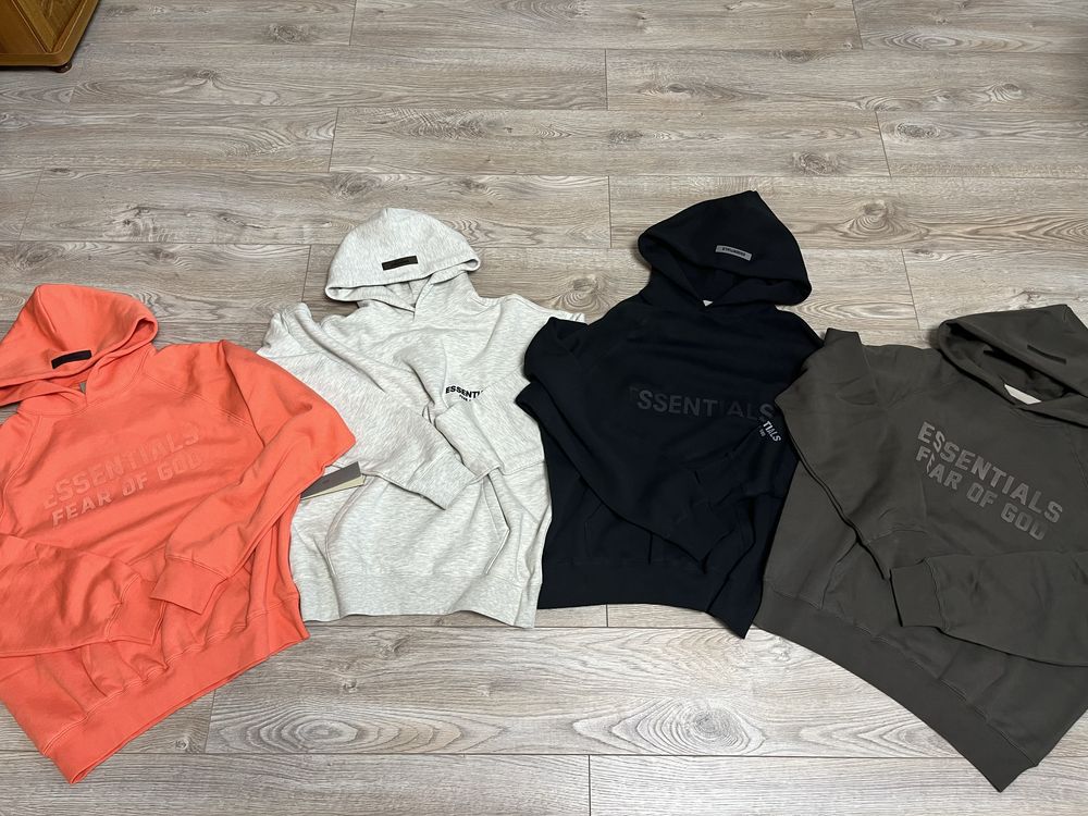 Худи essentials ss23 Black Core Collection fear of god