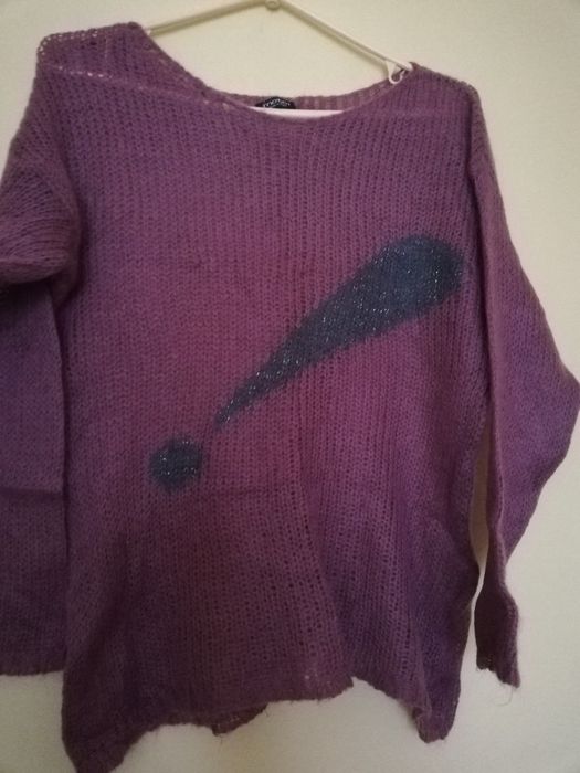Sweter damski, rozm S, M, made in Italy, motivi