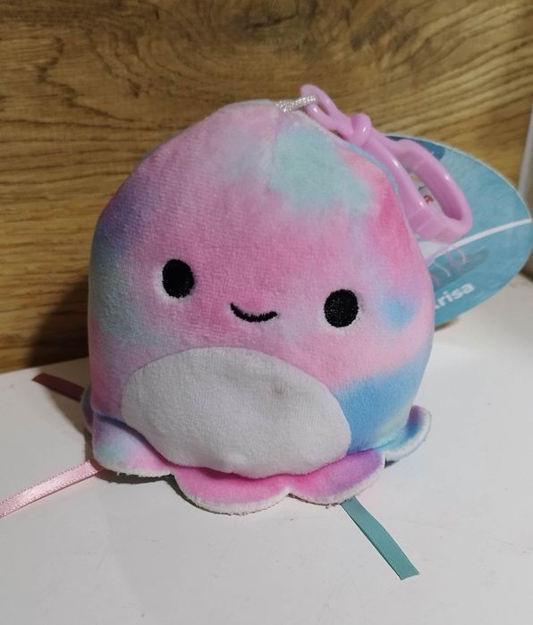 SQUISHMALLOWS Brelok Maskotka ośmiornica Krisa Clip On Pluszak 9cm