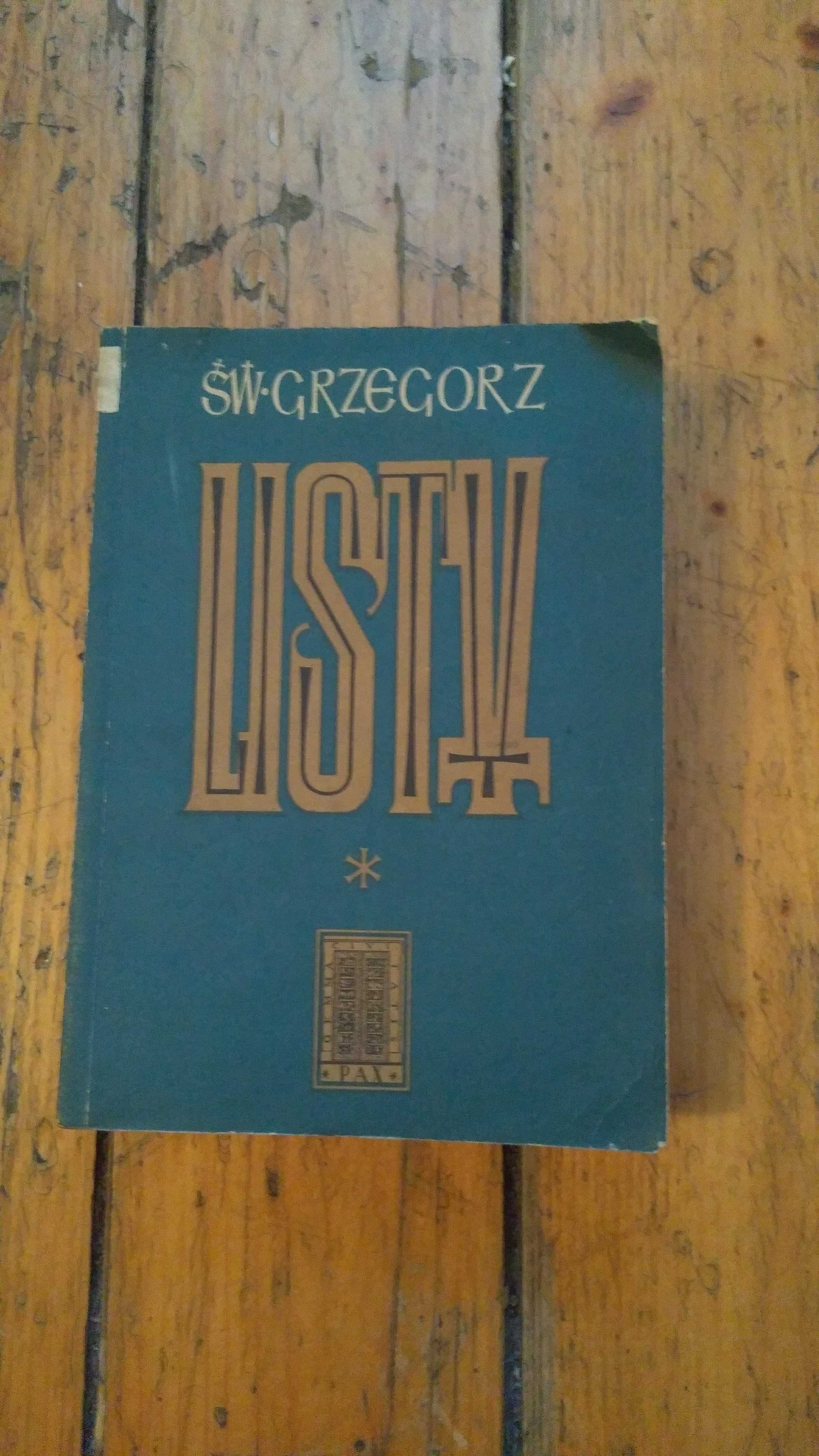 "Św. Grzegorz - Listy" Tom I i II Ks. dr. J. Czuj 1954r.