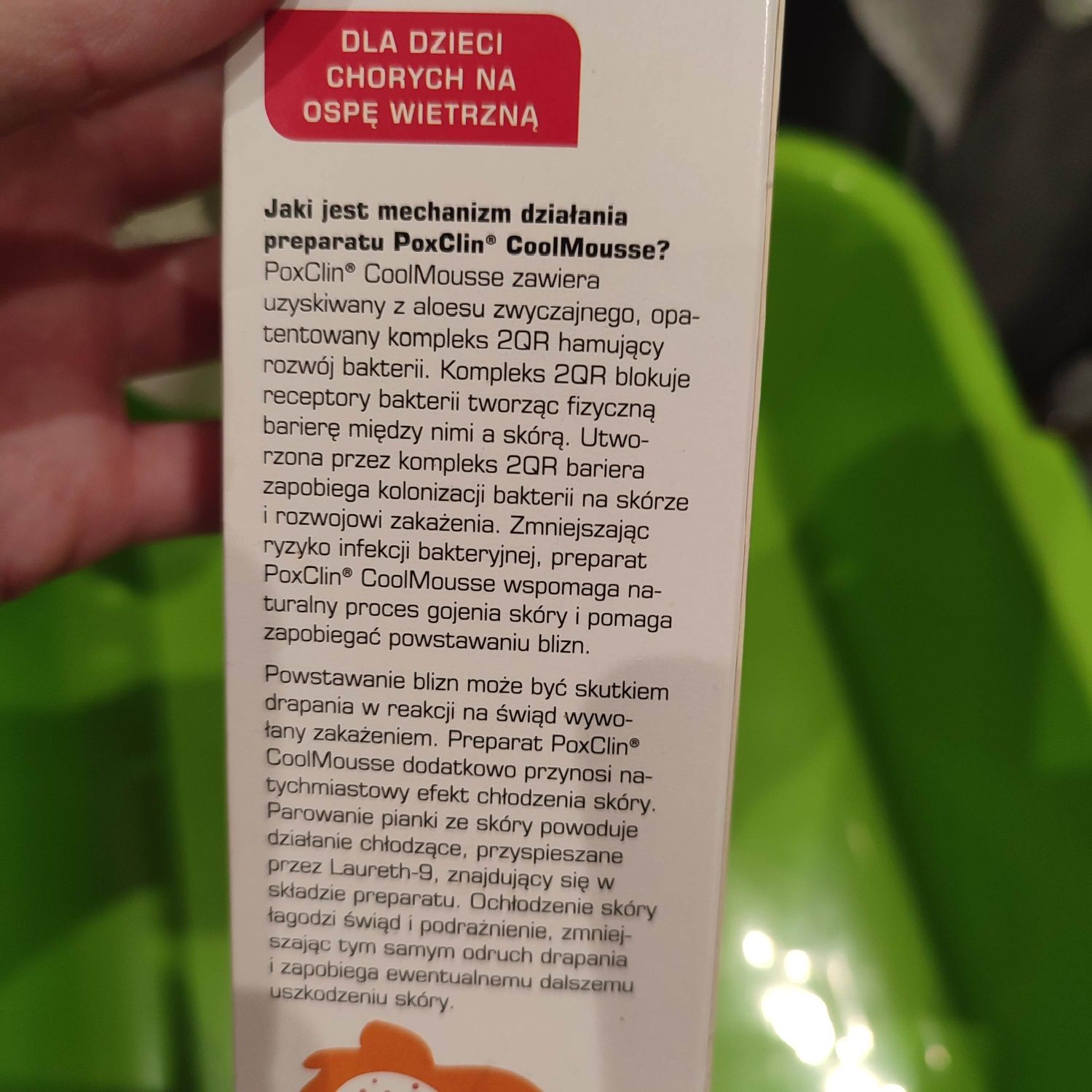 PoxClin, puder płynny, nadmanganian potasu - zestaw na ospę