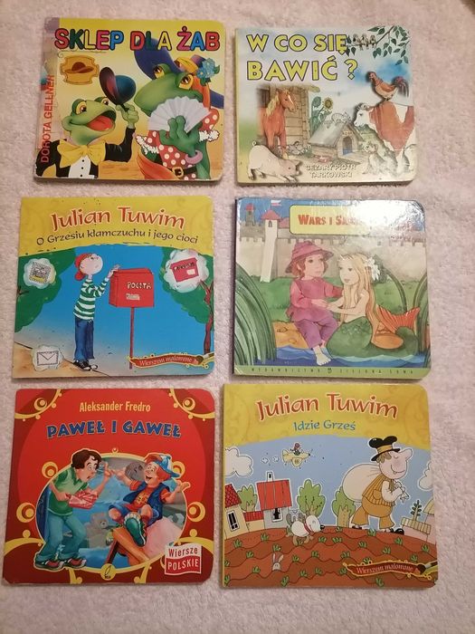 książki dla dzieci 6szt