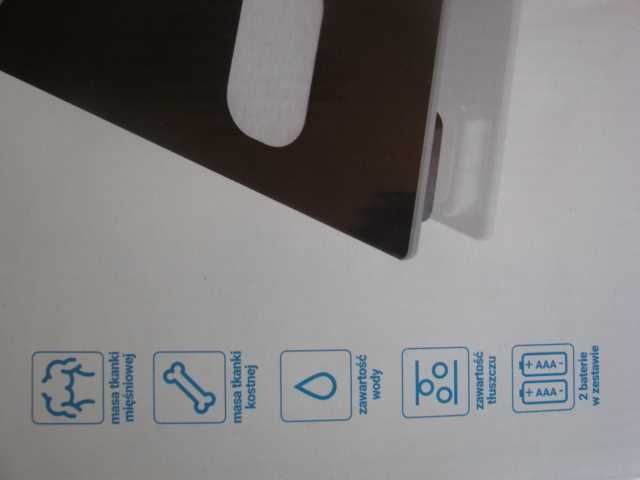 NOWA Waga ANALITYCZNA Pomiar Masy-Tłuszczu-Tkanki-Wody+Wyświtlacz Led