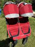 Wózek baby jogger city mini gt double z dodatkami