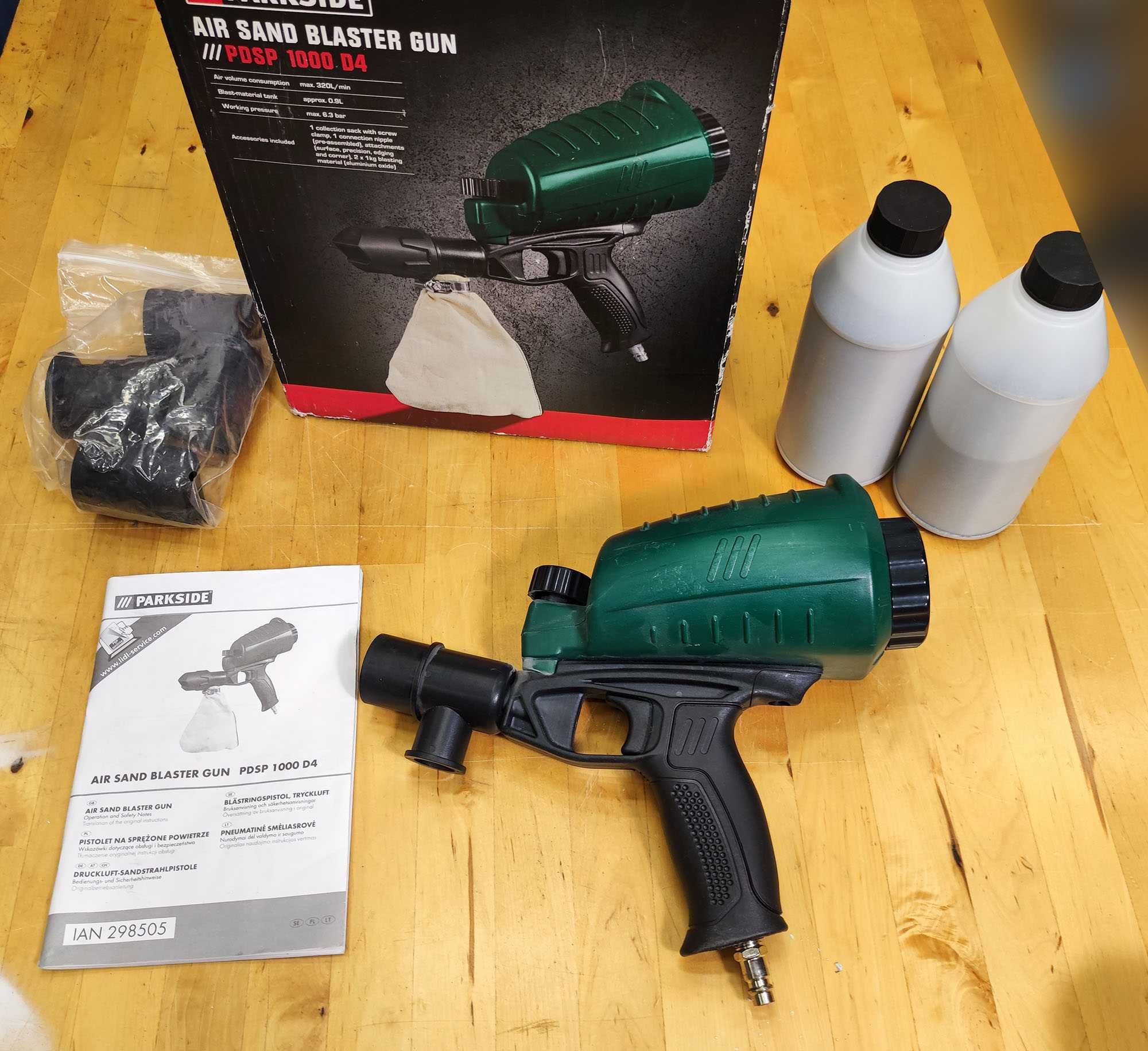 Pistolet pneumatyczny do piaskowania PDSP 1000 D4 [021]