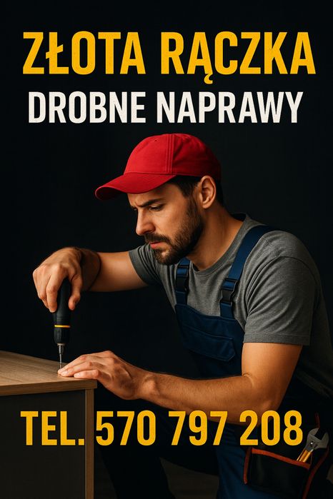 Zlota raczka , panele, skkadanie mebli drobne naprawy