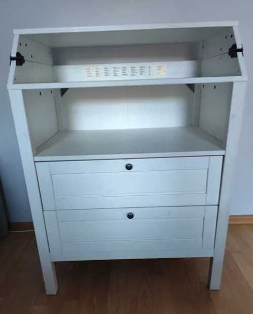 Przewijak IKEA Sundvik biały drewniany